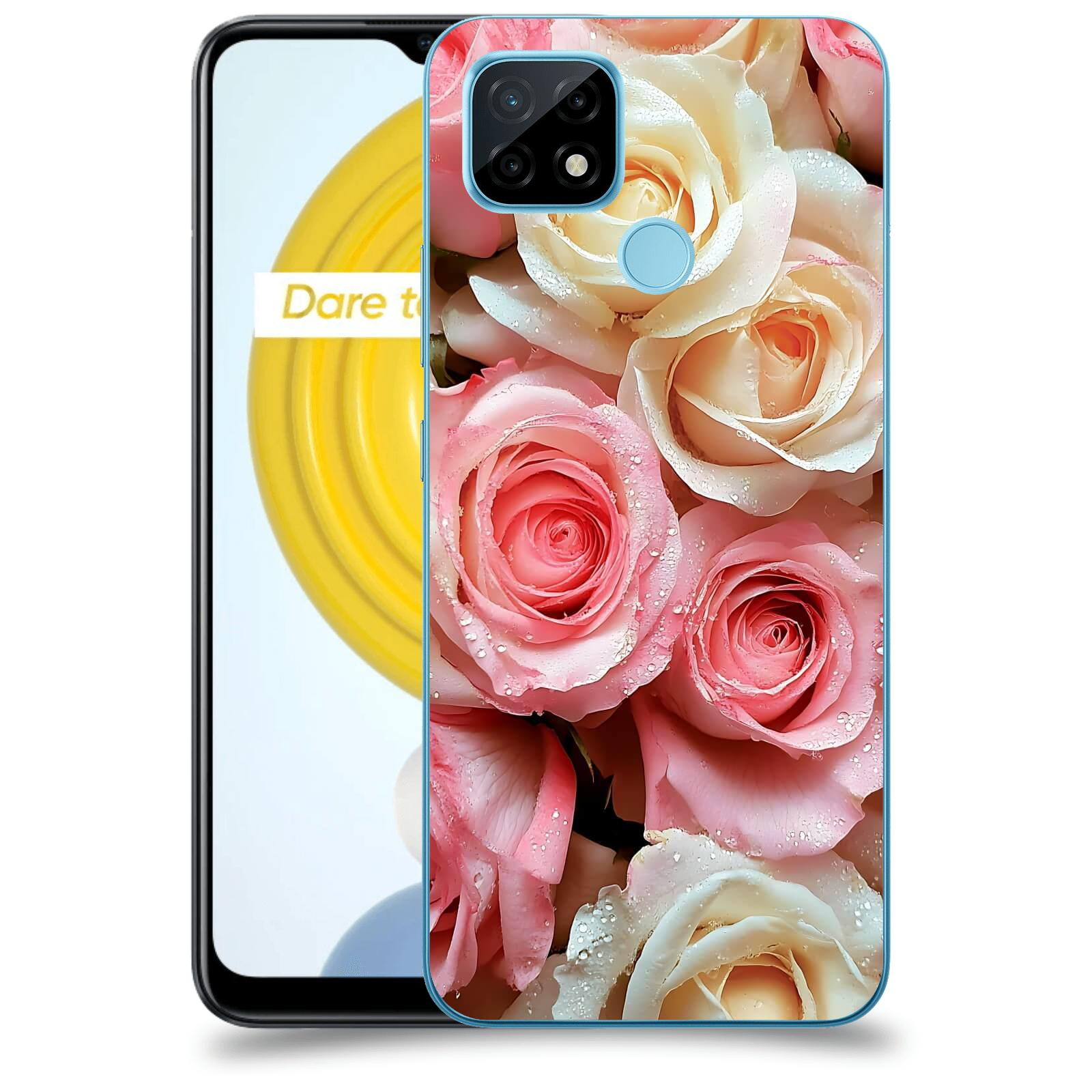 ACOVER Kryt na mobil Realme C21 - Jemná vášeň
