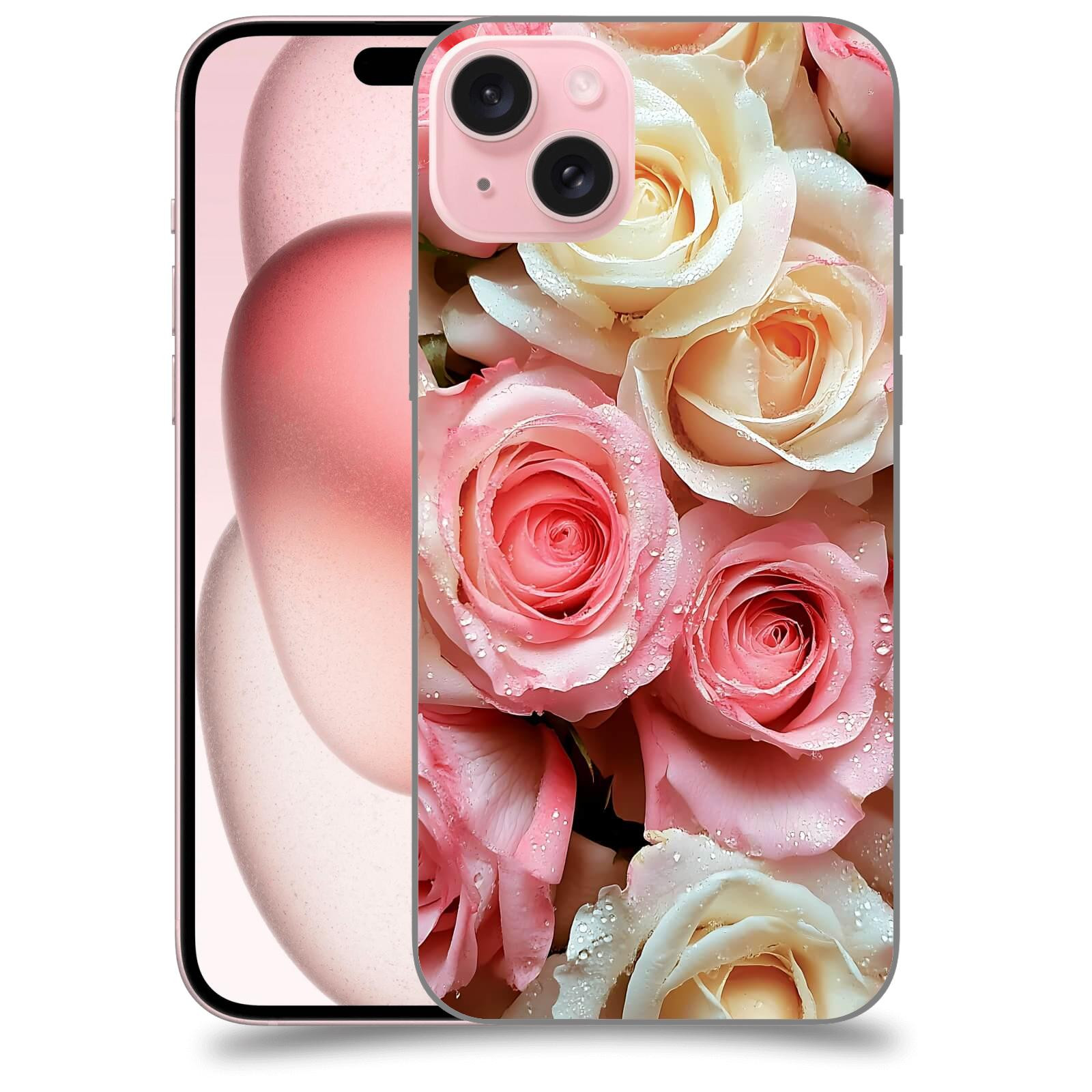ACOVER Kryt na mobil Apple iPhone 15 plus - Jemná vášeň