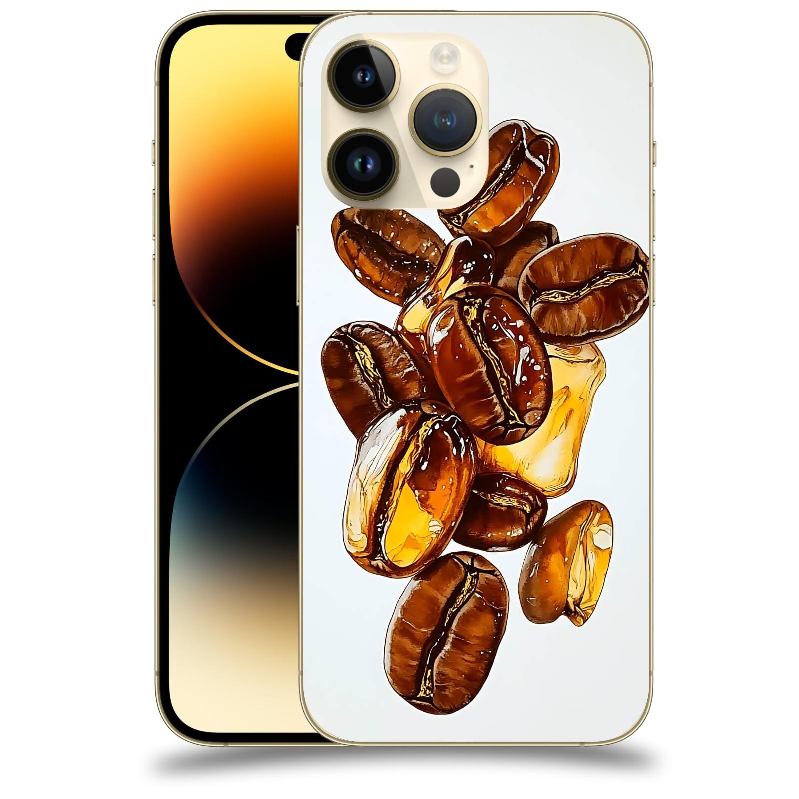 ACOVER Kryt na mobil Apple iPhone 14 Pro Max - Karamelová energie