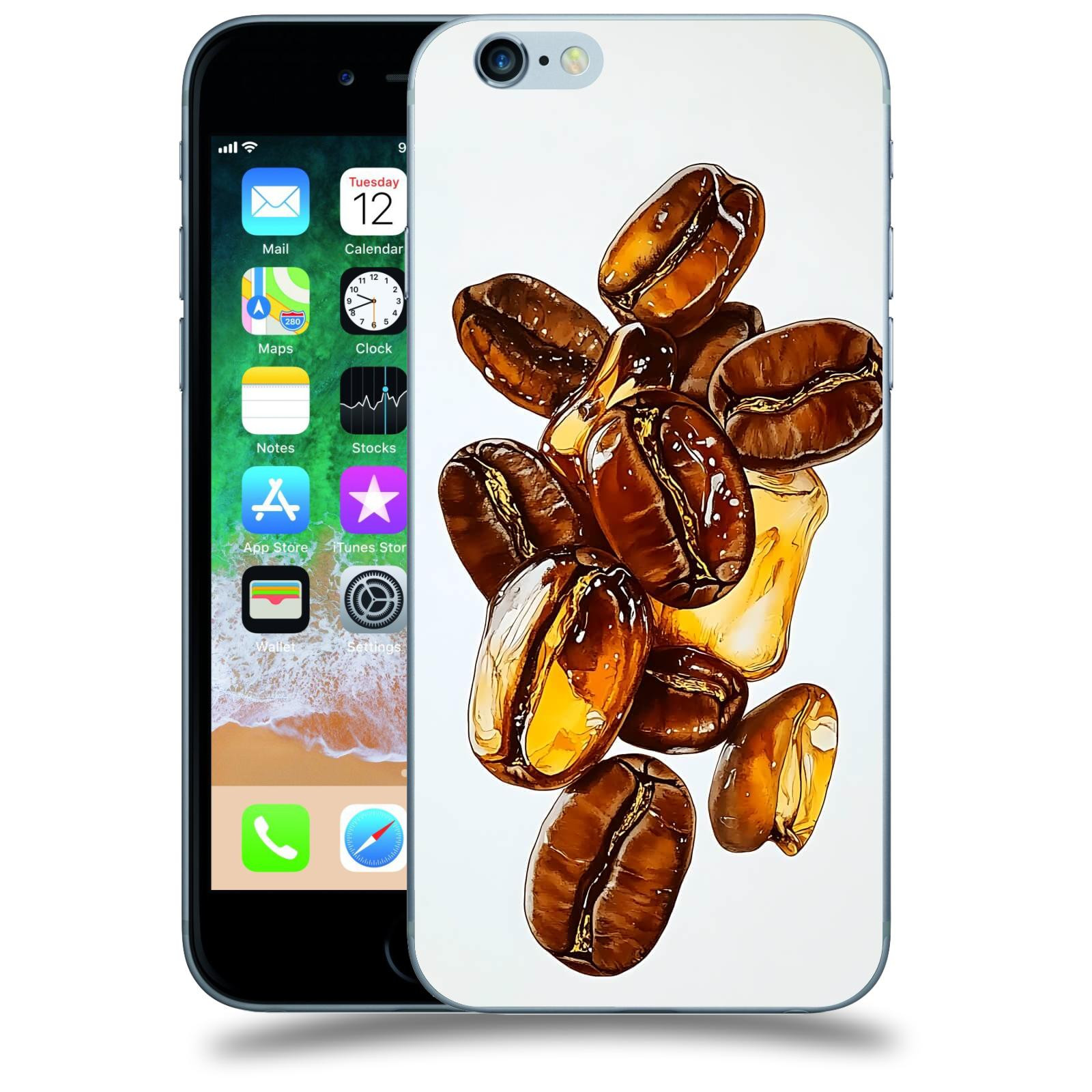 ACOVER Kryt na mobil Apple iPhone 6/6S - Karamelová energie