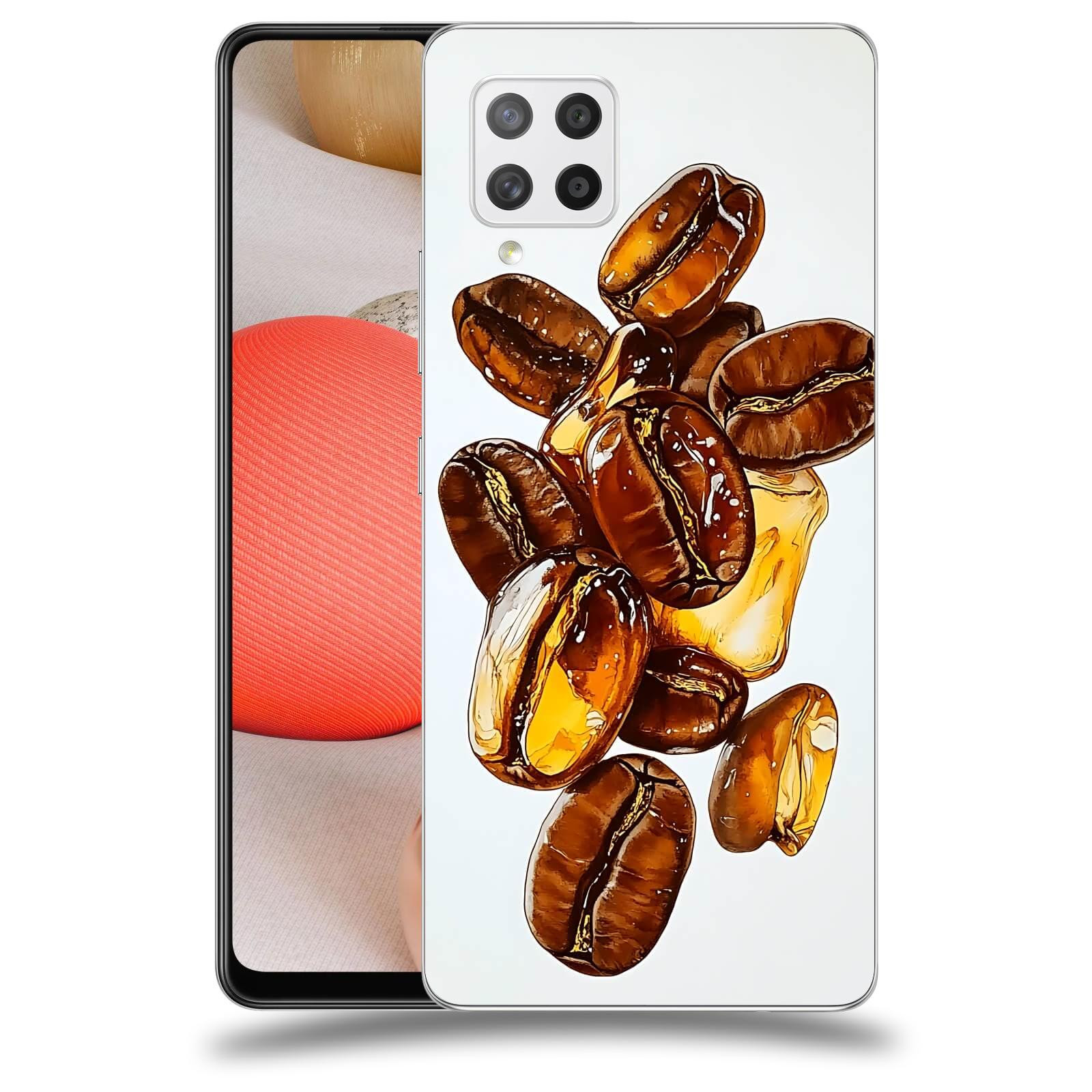 ACOVER Kryt na mobil Samsung Galaxy A42 A426B - Karamelová energie
