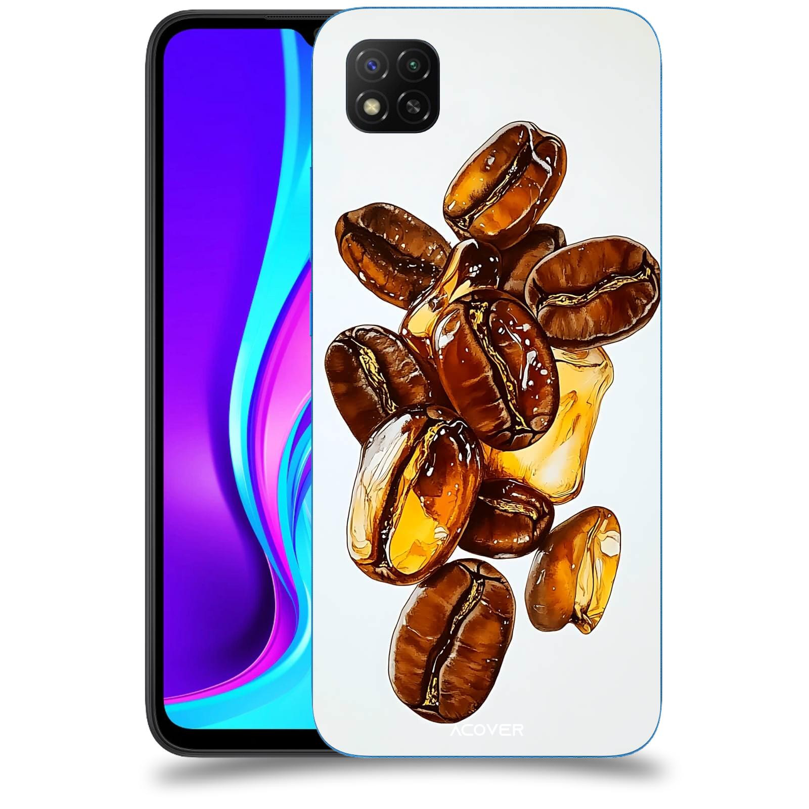 ACOVER Kryt na mobil Xiaomi Redmi 9C - Karamelová energie