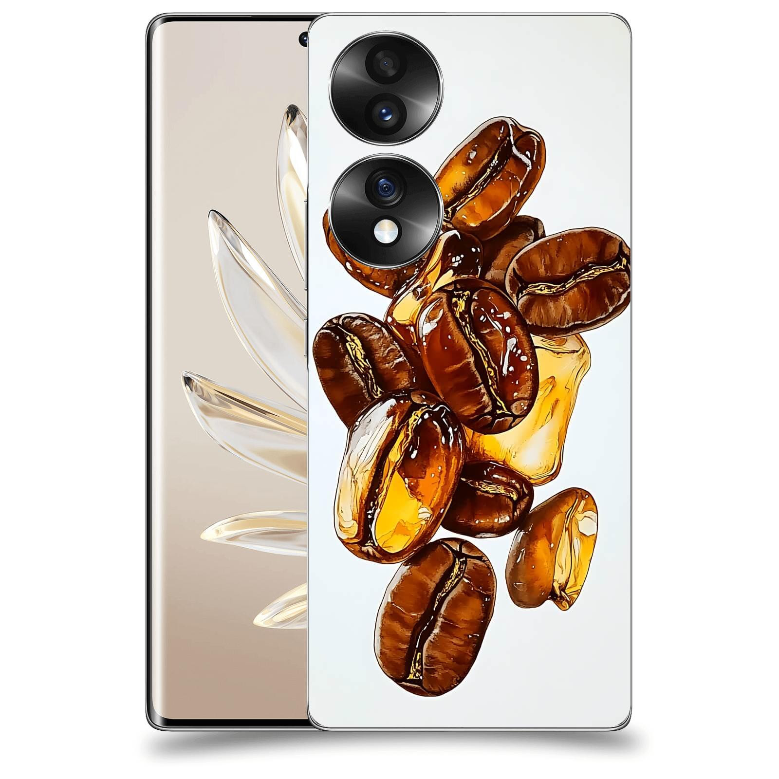 ACOVER Kryt na mobil Honor 70 - Karamelová energie