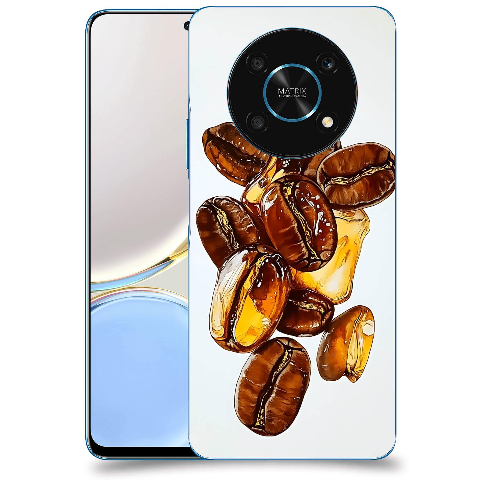 ACOVER Kryt na mobil Honor Magic 4 Lite 5G - Karamelová energie