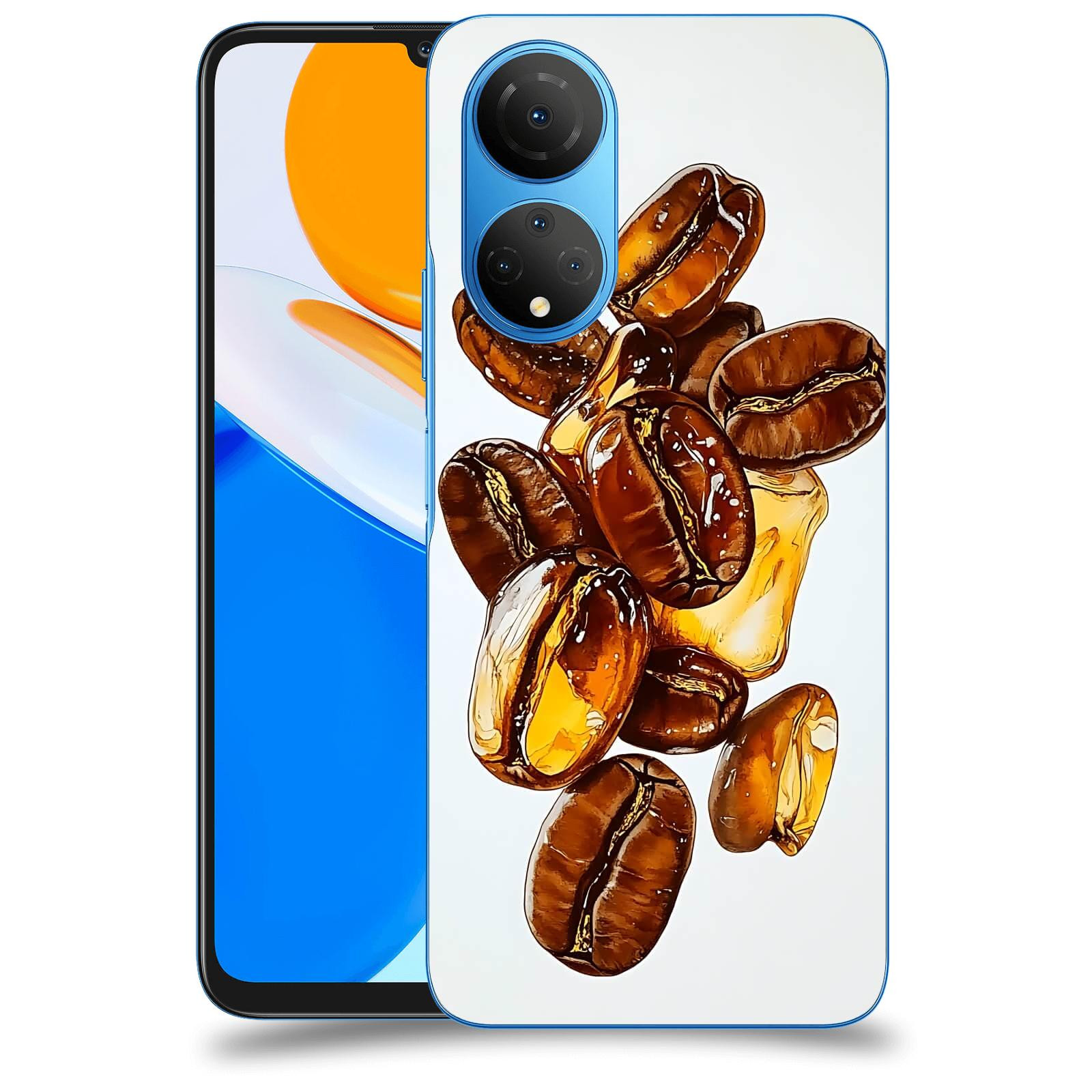 ACOVER Kryt na mobil Honor X7 - Karamelová energie