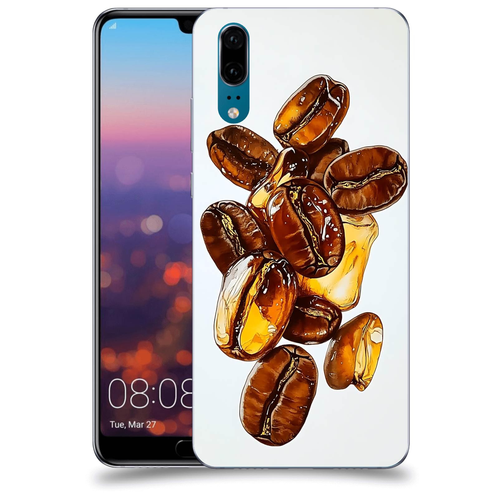 ACOVER Kryt na mobil Huawei P20 - Karamelová energie