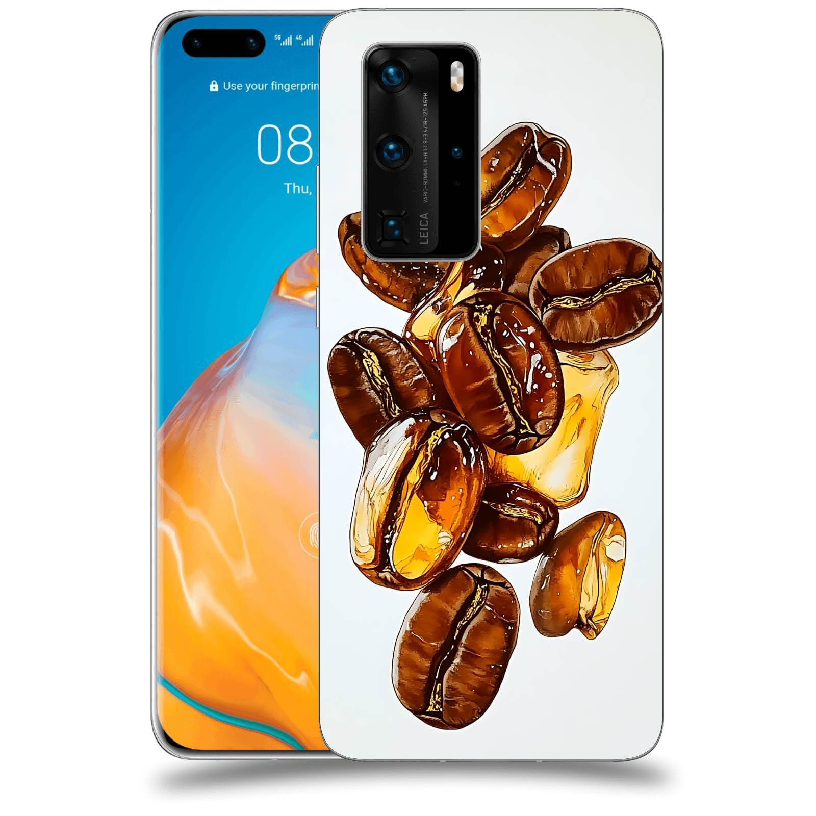 ACOVER Kryt na mobil Huawei P40 - Karamelová energie