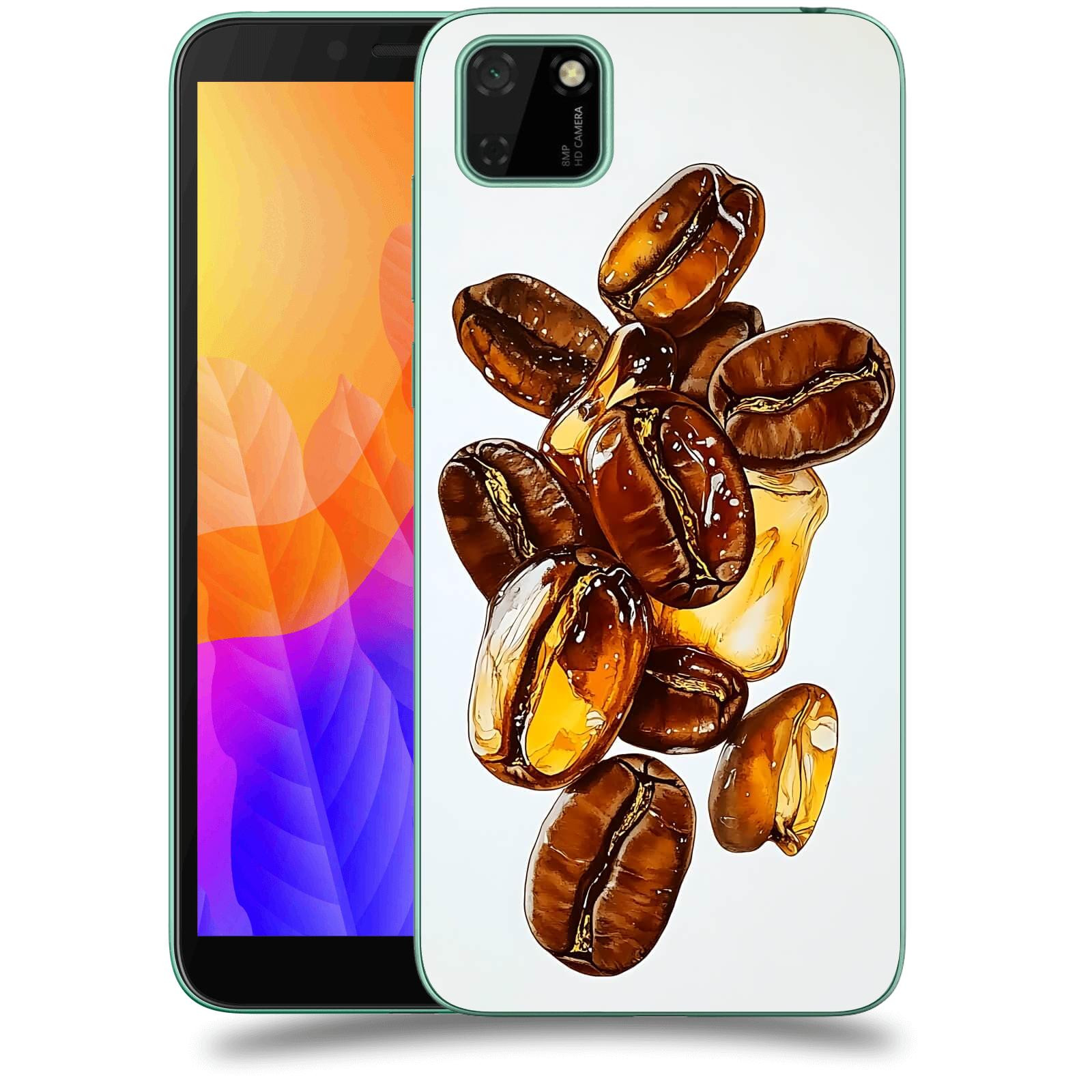 ACOVER Kryt na mobil Huawei Y5P - Karamelová energie