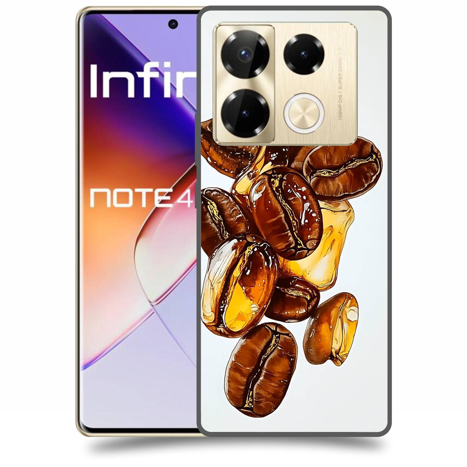 ACOVER Kryt na mobil Infinix Note 40 PRO - Karamelová energie