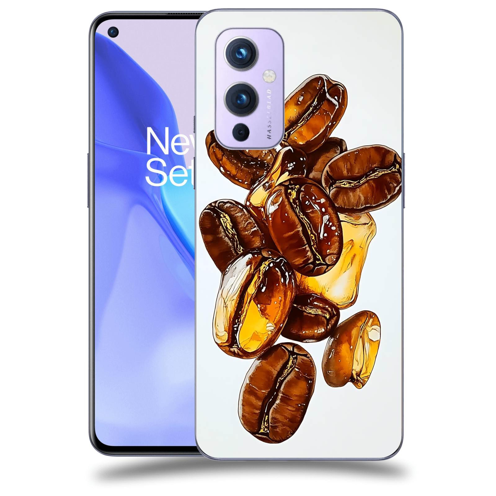 ACOVER Kryt na mobil OnePlus 9 - Karamelová energie