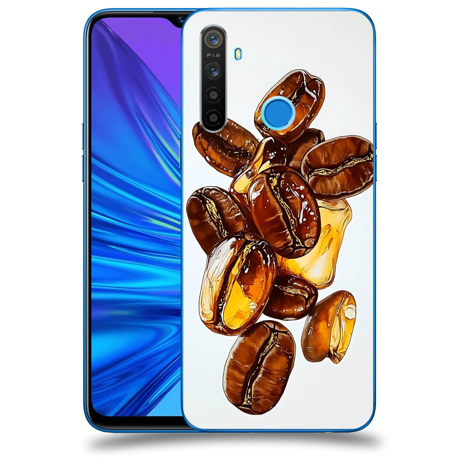 ACOVER Kryt na mobil Realme 5 - Karamelová energie