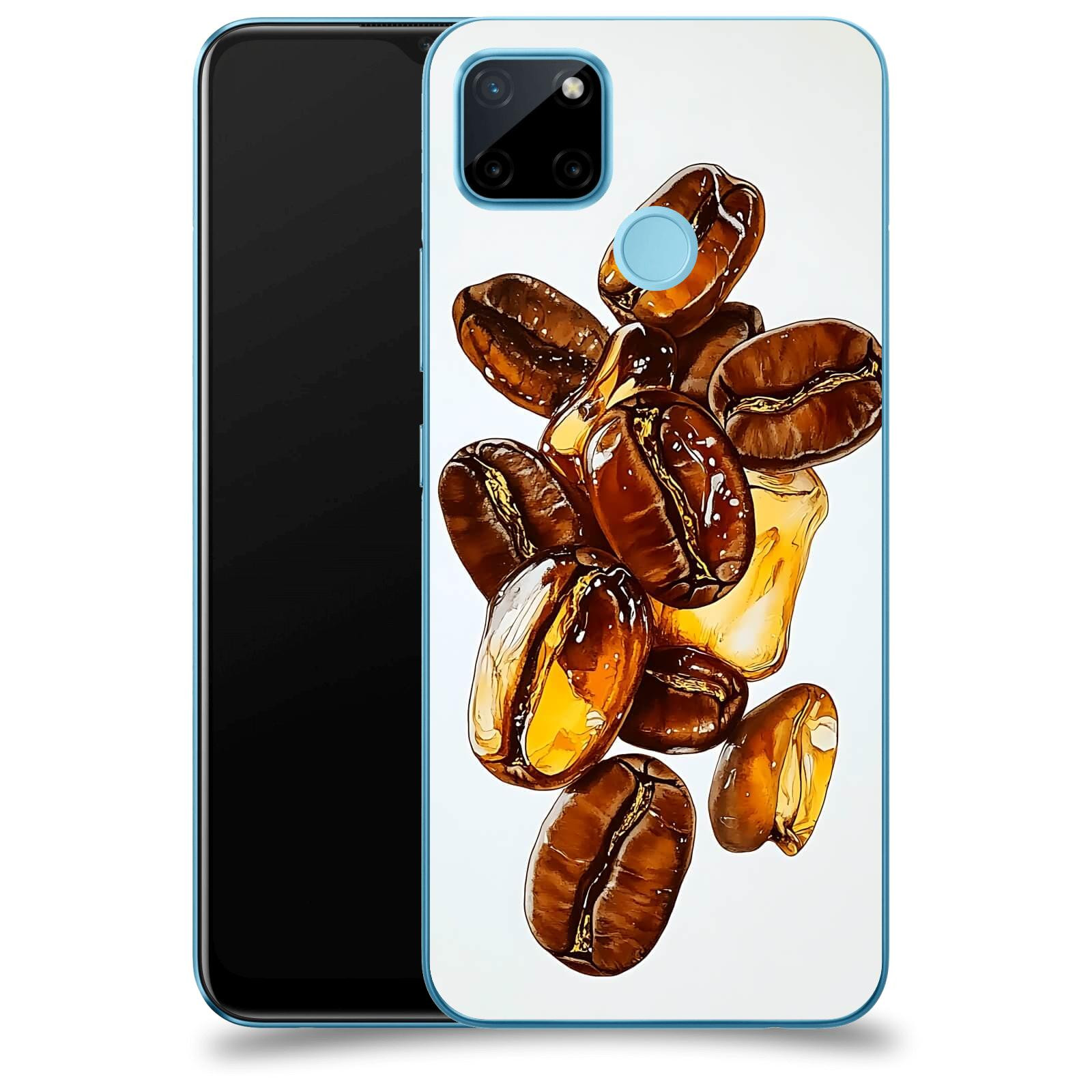ACOVER Kryt na mobil Realme C21Y - Karamelová energie