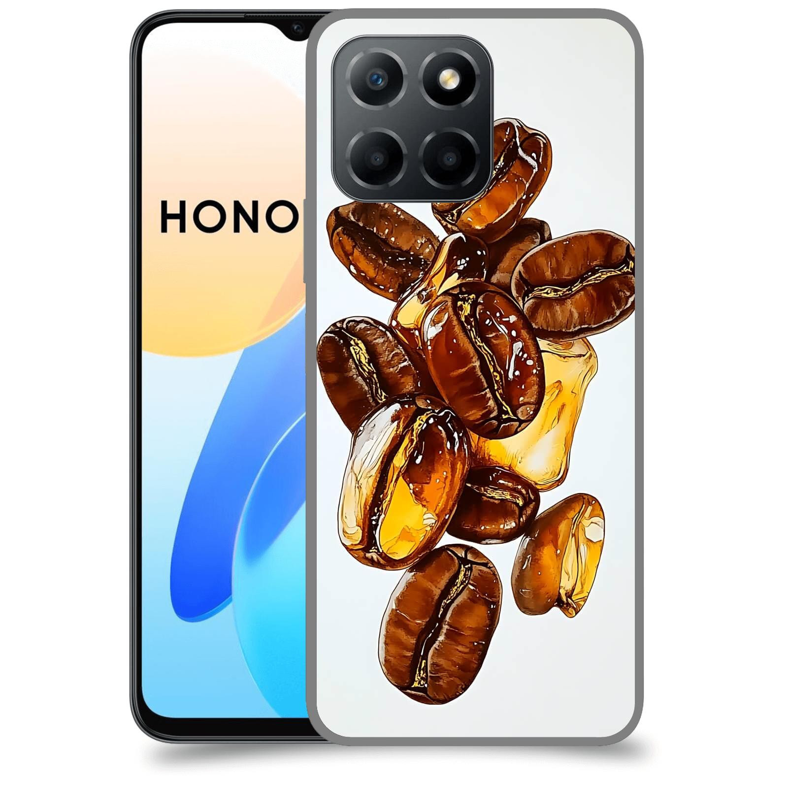 ACOVER Kryt na mobil Honor X8 4G - Karamelová energie