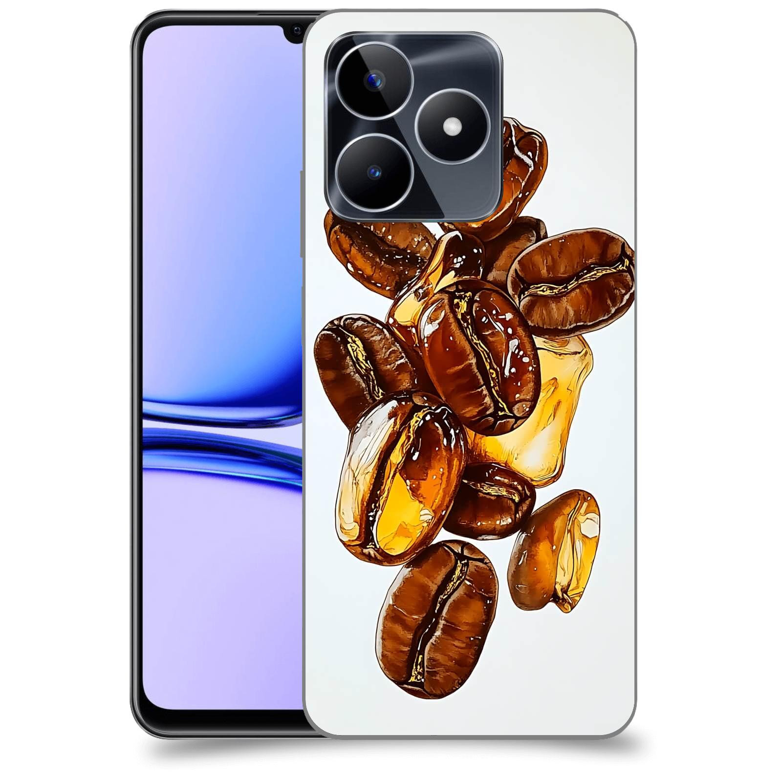 ACOVER Kryt na mobil Realme C53 - Karamelová energie