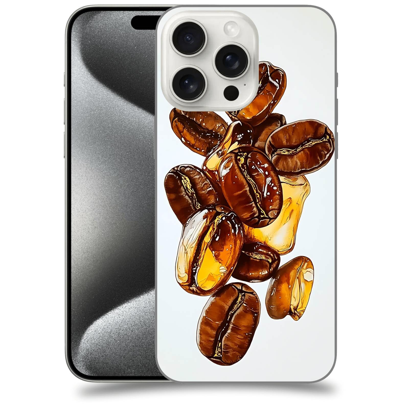 ACOVER Kryt na mobil Apple iPhone 15 pro max - Karamelová energie