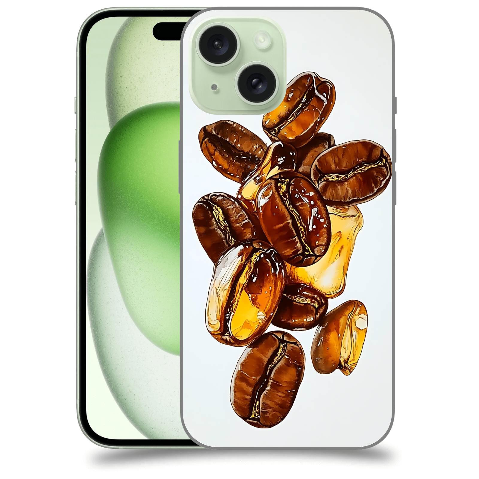 ACOVER Kryt na mobil Apple iPhone 15 - Karamelová energie