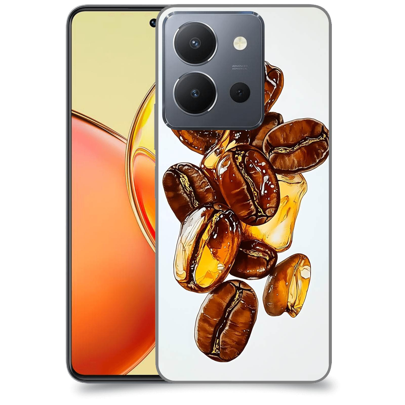 ACOVER Kryt na mobil Vivo Y36 - Karamelová energie