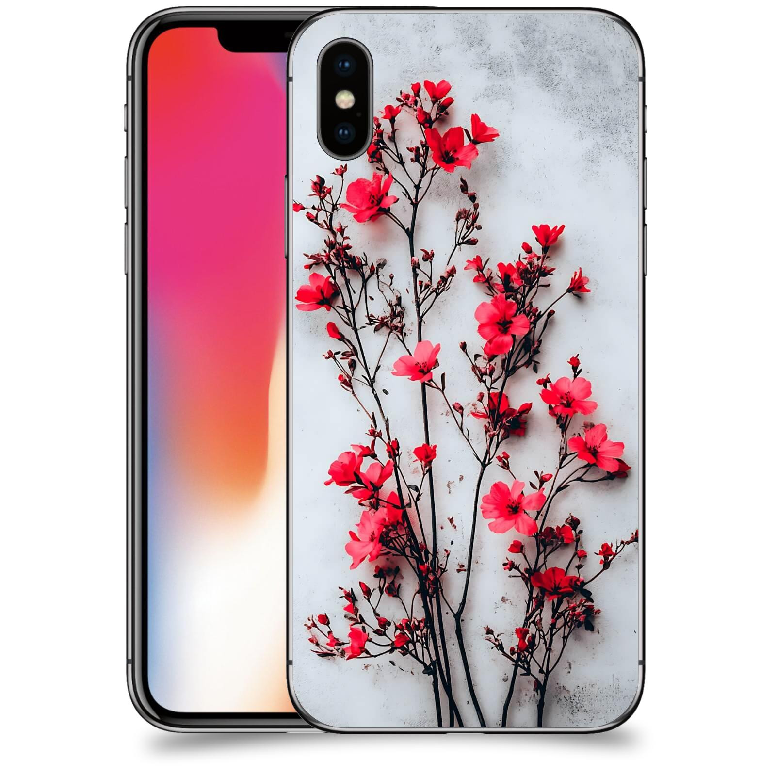 ACOVER Kryt na mobil Apple iPhone X/XS - Kontrastní elegance