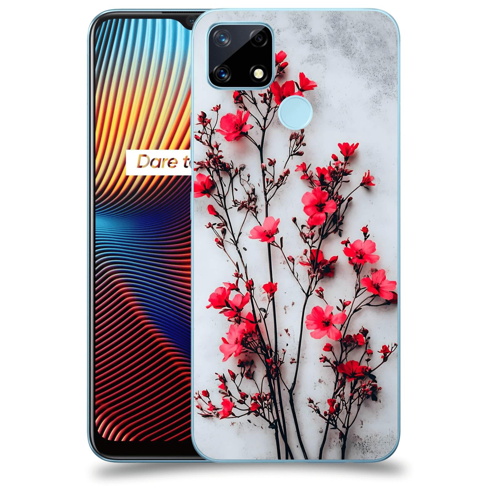 ACOVER Kryt na mobil Realme 7i - Kontrastní elegance