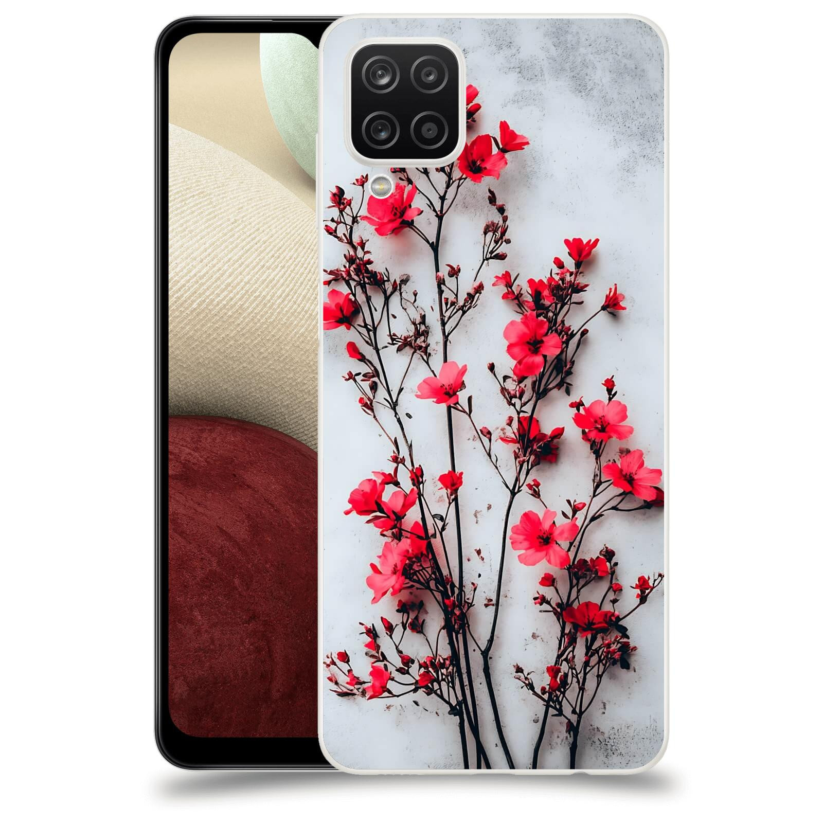 ACOVER Kryt na mobil Samsung Galaxy A12 A125F - Kontrastní elegance