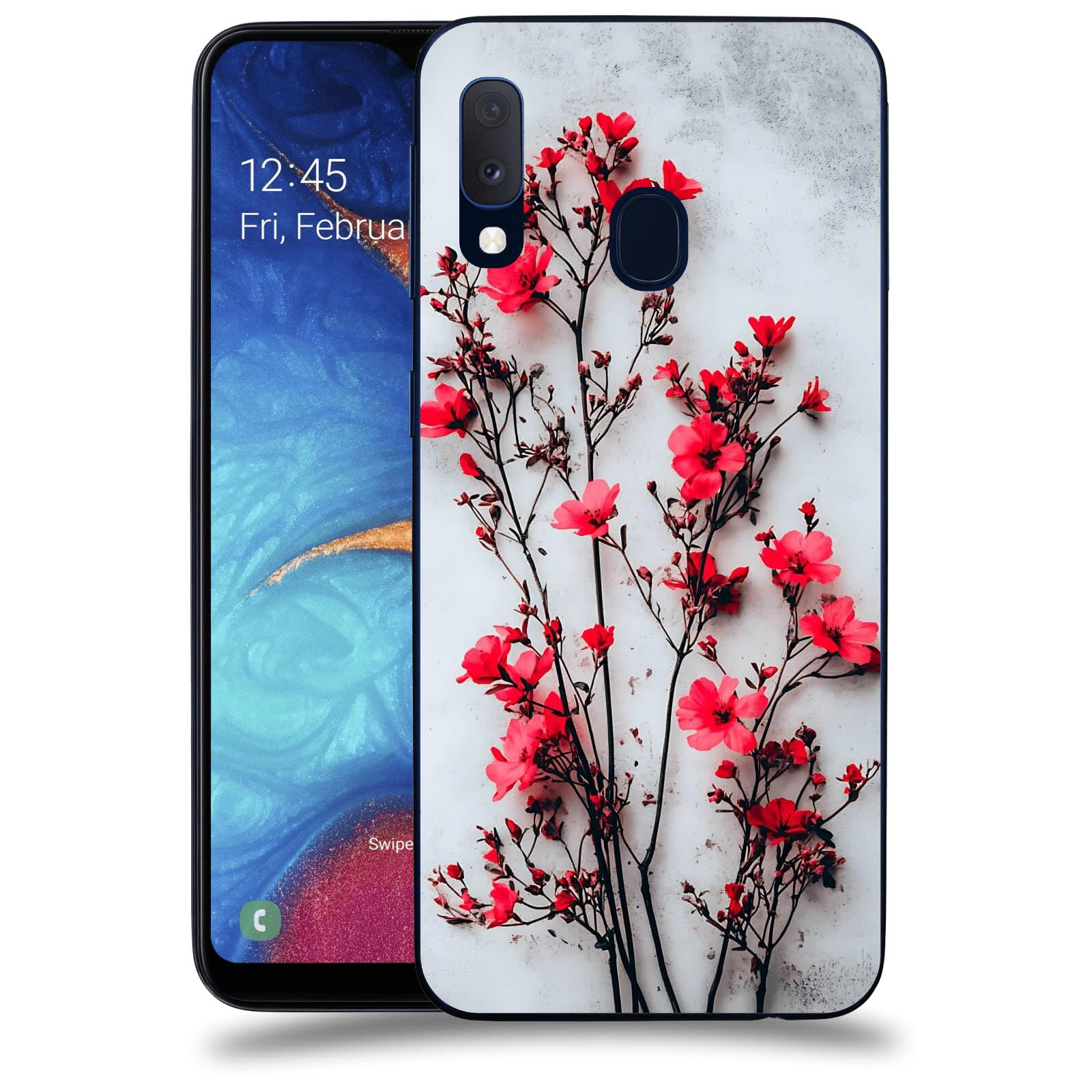 ACOVER Kryt na mobil Samsung Galaxy A20e A202F - Kontrastní elegance