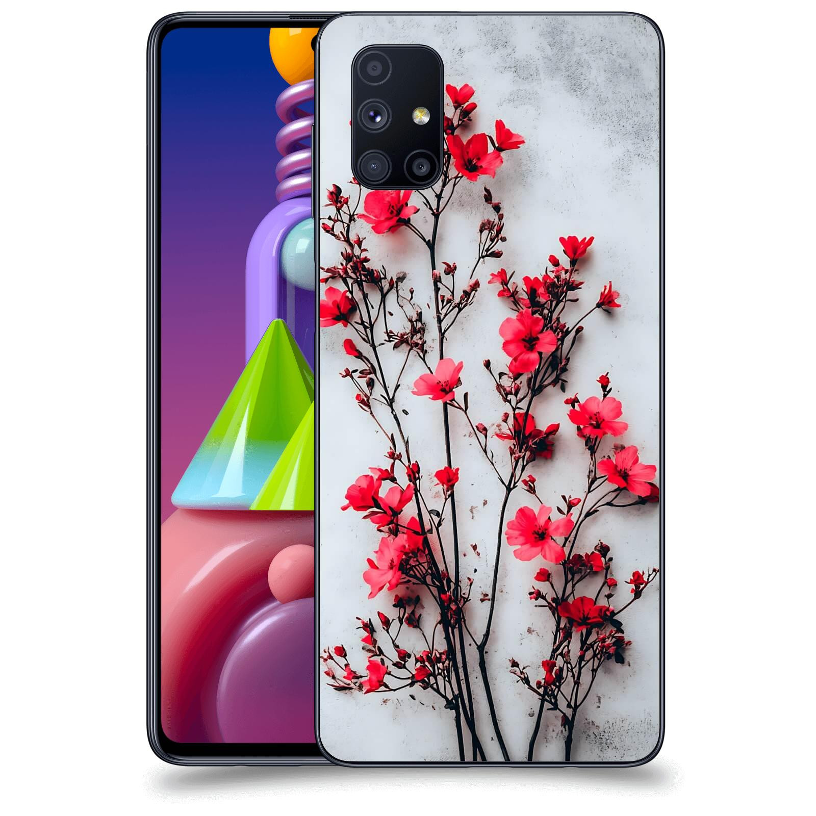 ACOVER Kryt na mobil Samsung Galaxy M51 M515F - Kontrastní elegance