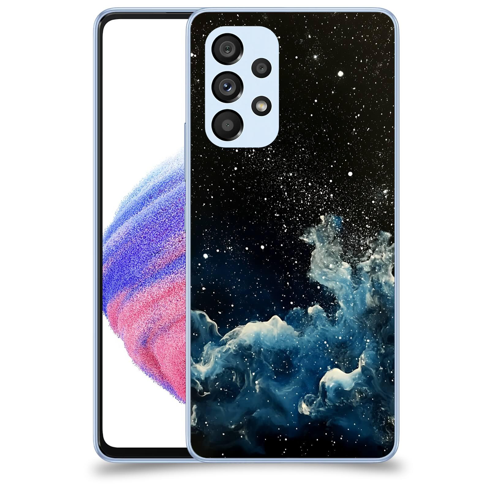 ACOVER Kryt na mobil Samsung Galaxy A32 5G A326B - Kosmická mlhovina