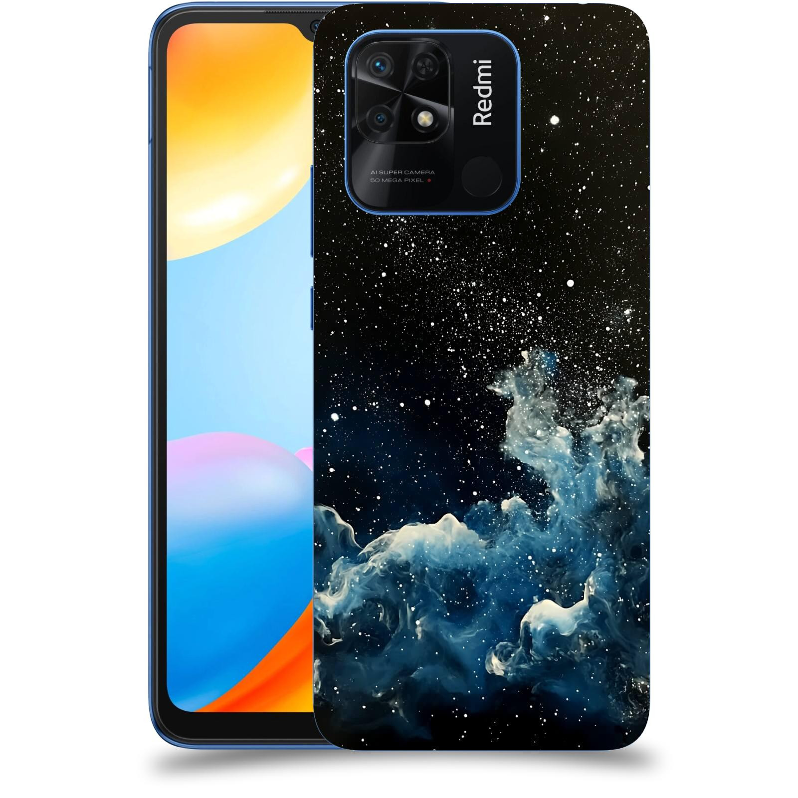 ACOVER Kryt na mobil Xiaomi Redmi 10C - Kosmická mlhovina
