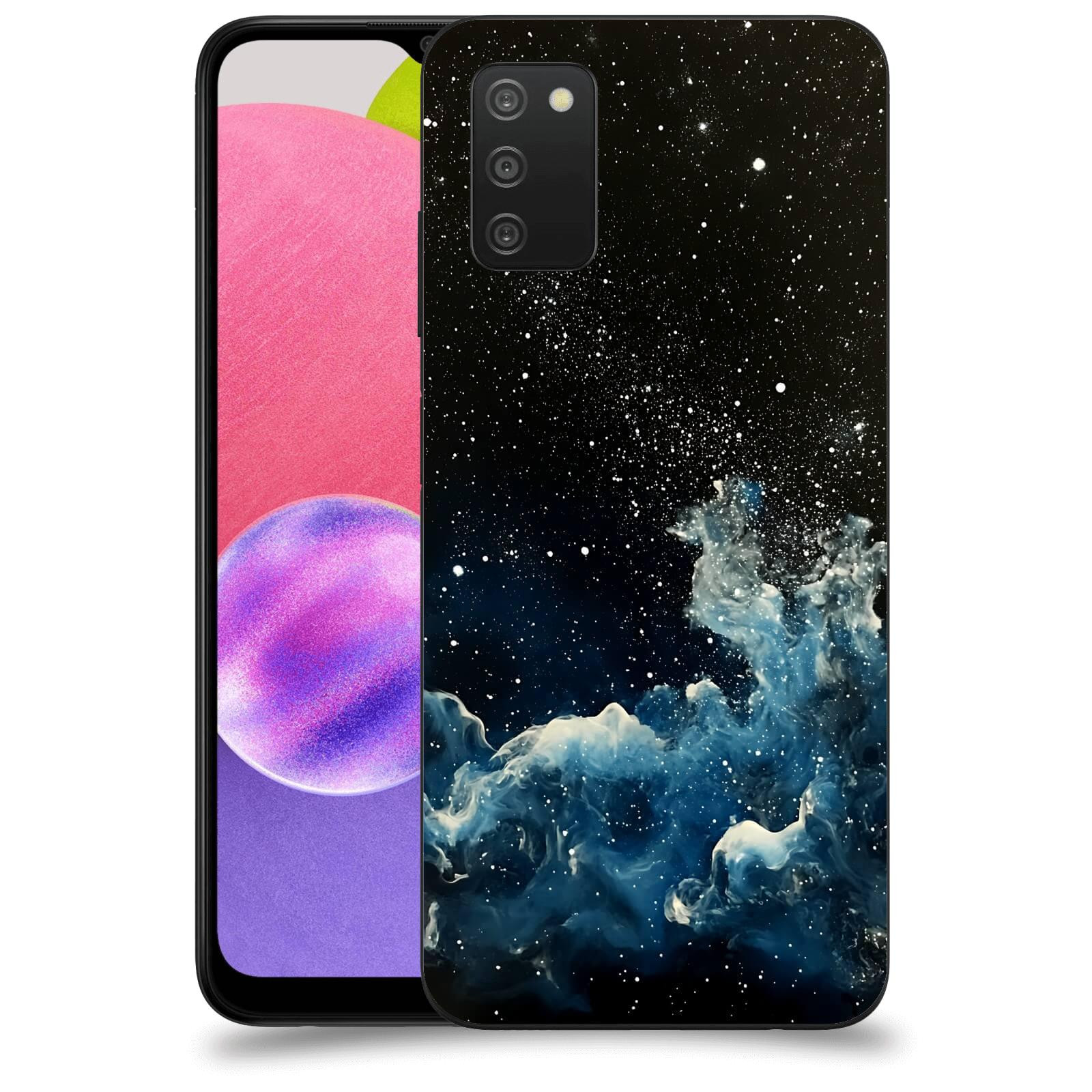 ACOVER Kryt na mobil Samsung Galaxy A03s A037G - Kosmická mlhovina