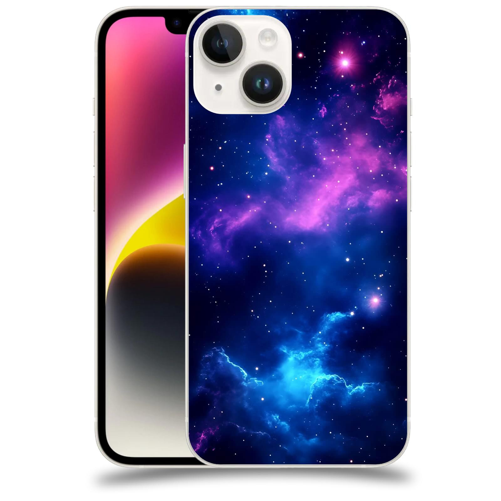 ACOVER Kryt na mobil Apple iPhone 14 - Kosmická symfonie