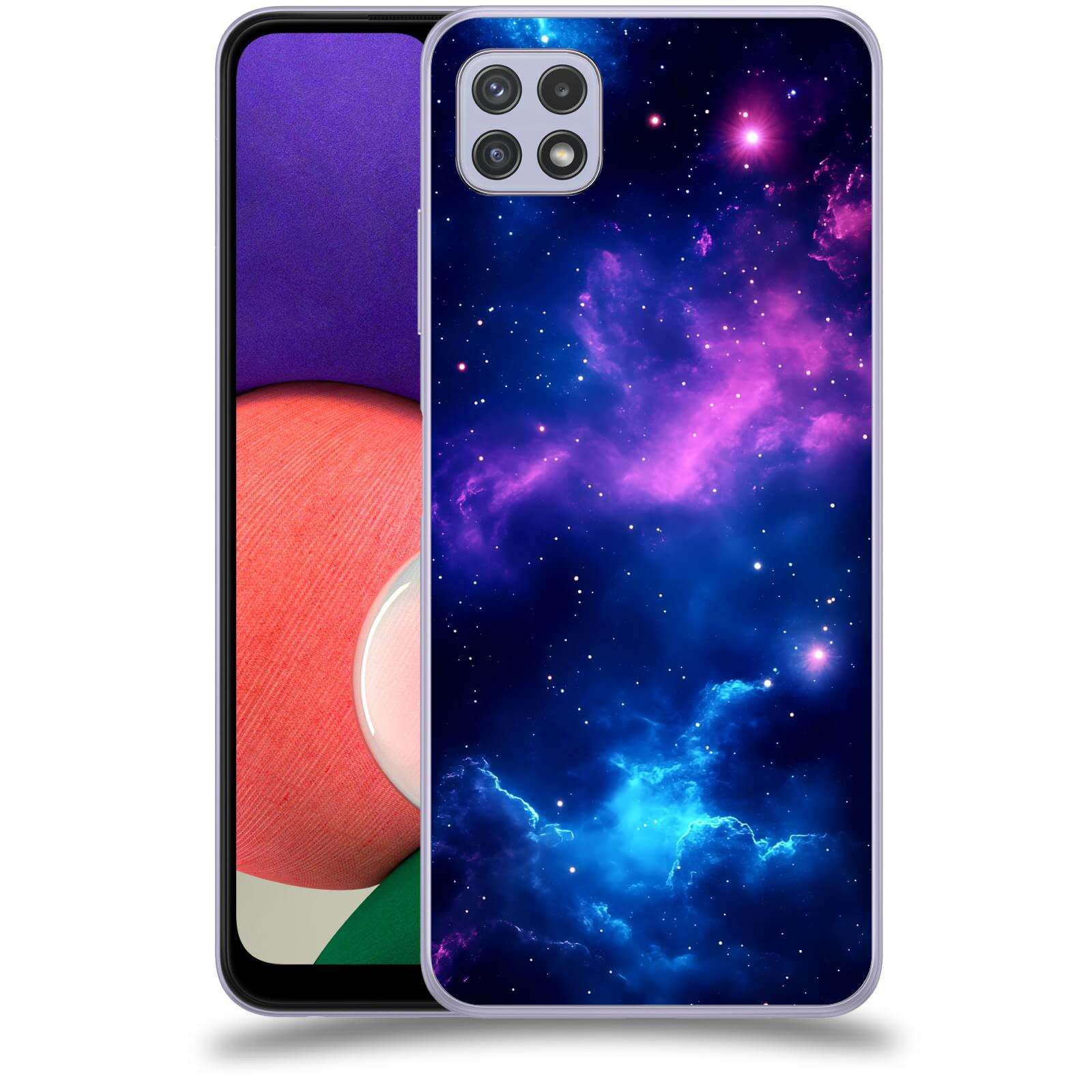 ACOVER Kryt na mobil Samsung Galaxy A22 5G A226B - Kosmická symfonie