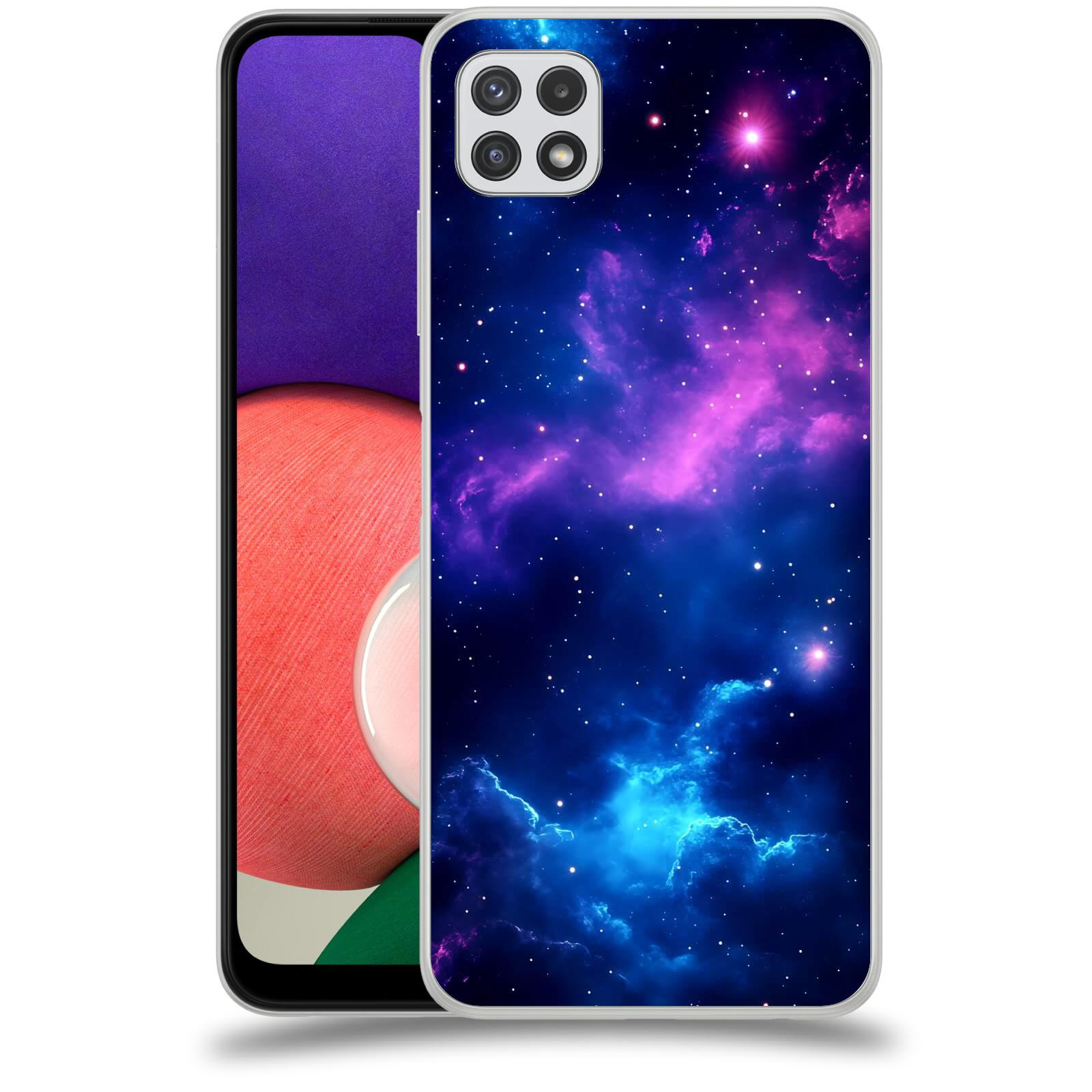 ACOVER Kryt na mobil Samsung Galaxy A22 A225F - Kosmická symfonie