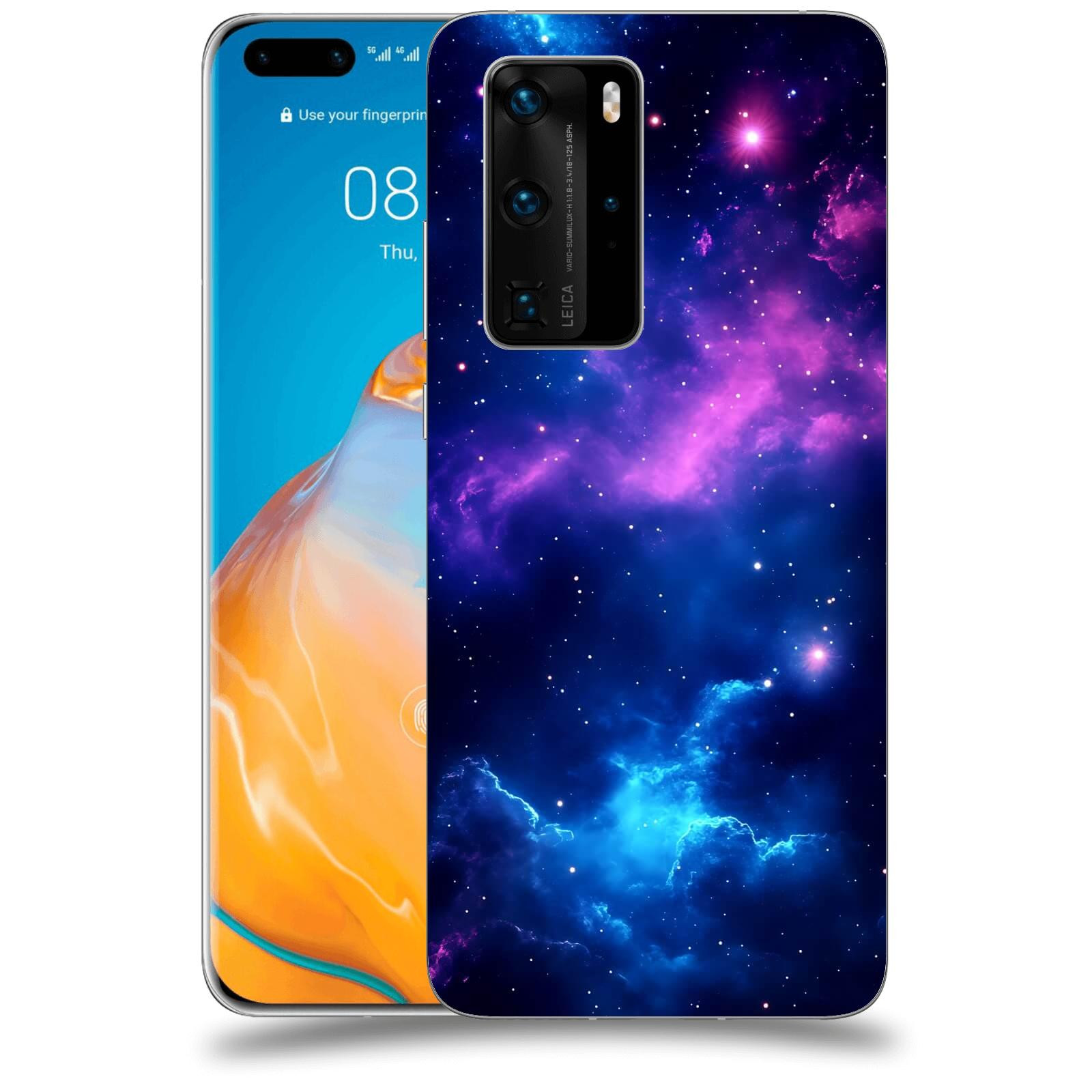 ACOVER Kryt na mobil Huawei P40 - Kosmická symfonie