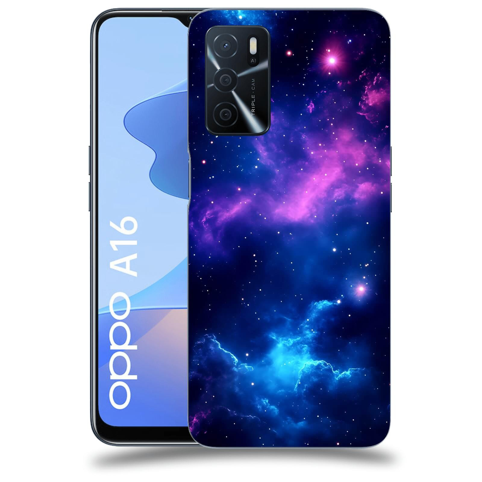 ACOVER Kryt na mobil OPPO A16 - Kosmická symfonie