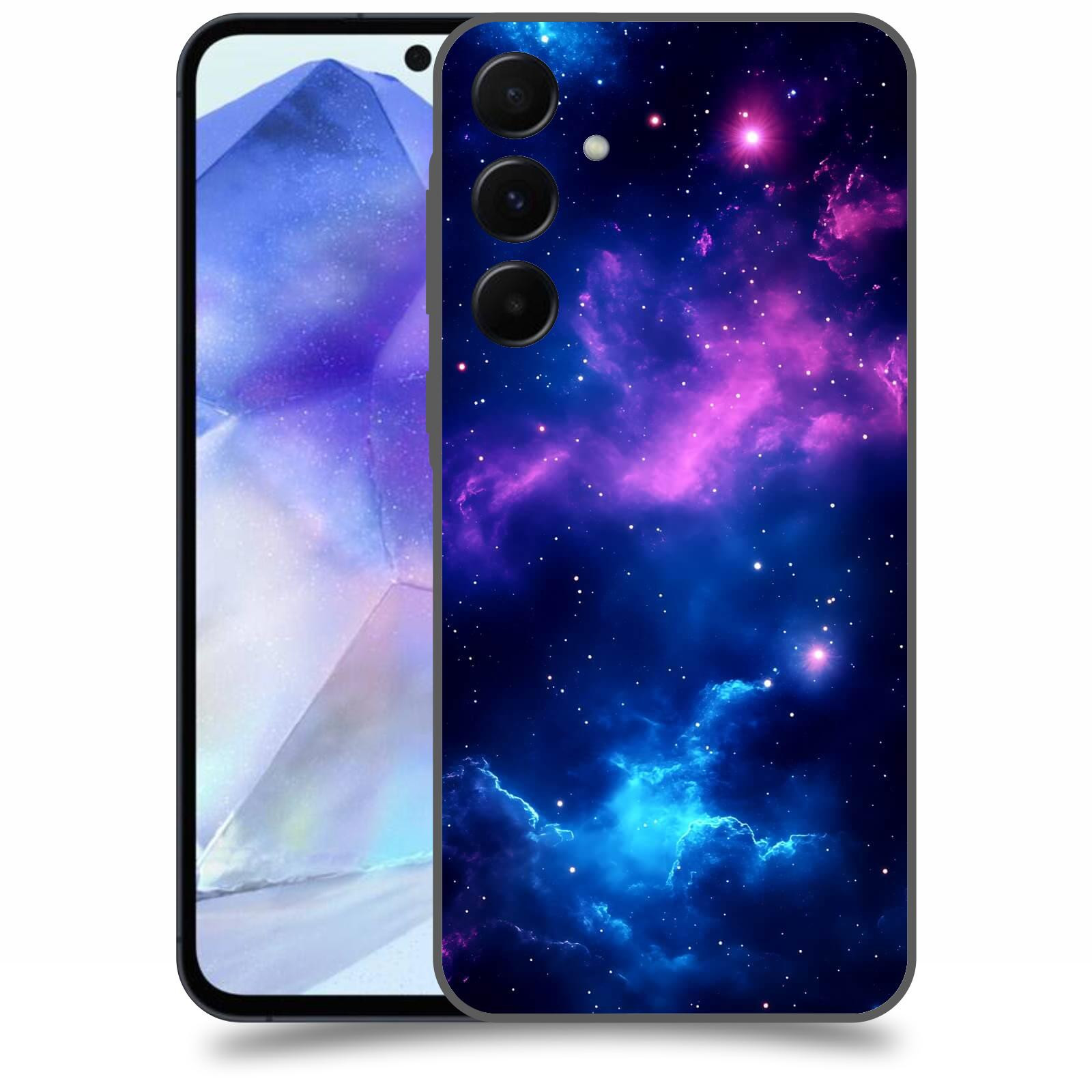 ACOVER Kryt na mobil Samsung Galaxy A55 5G - Kosmická symfonie