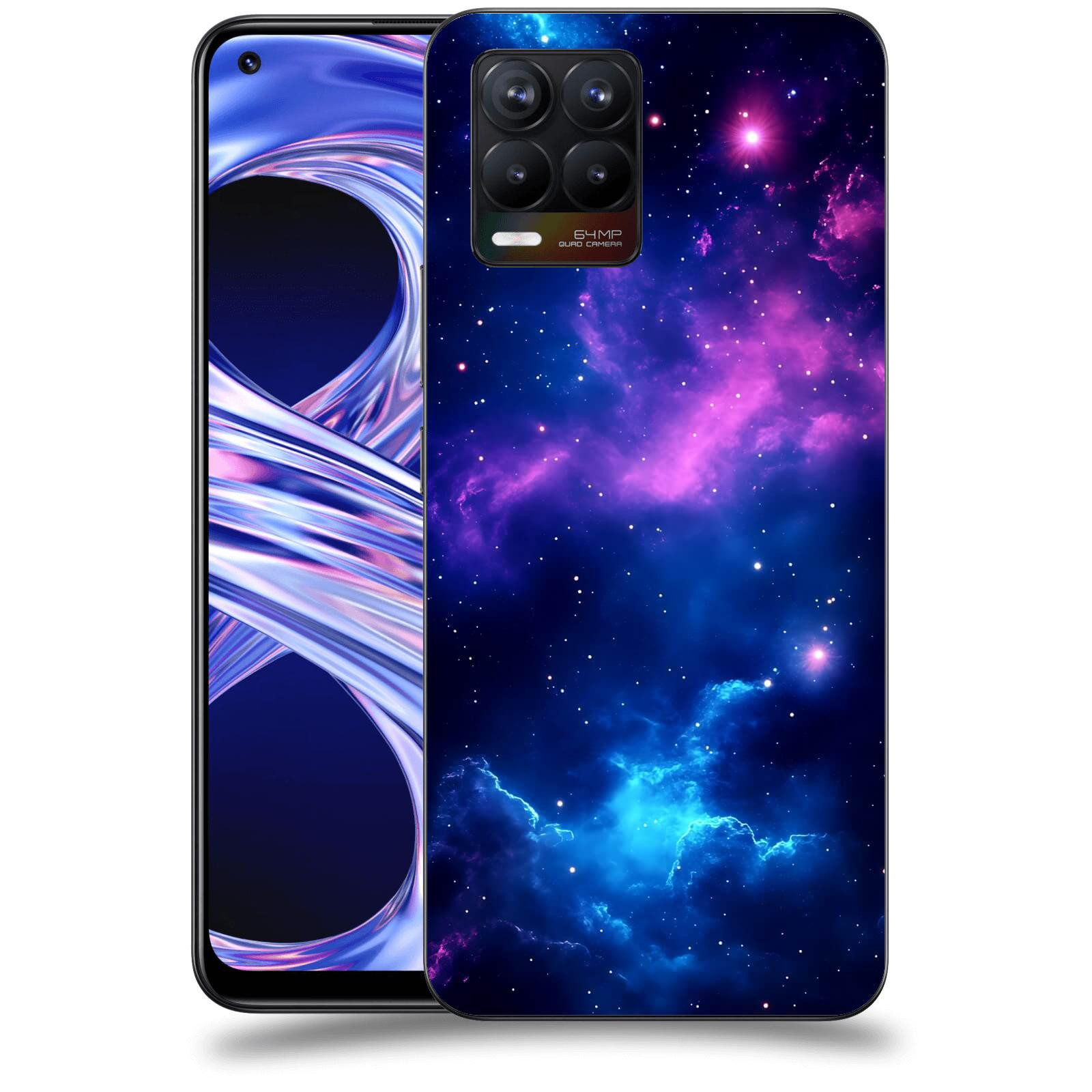 ACOVER Kryt na mobil Realme 8 - Kosmická symfonie