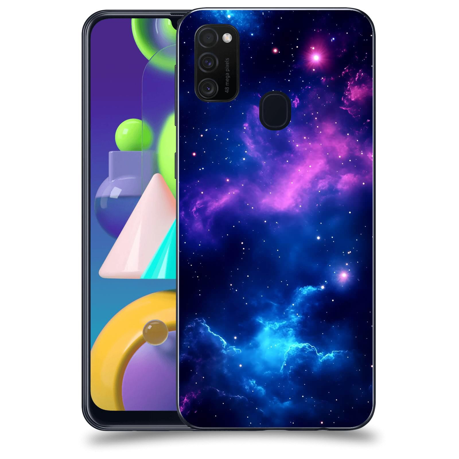 ACOVER Kryt na mobil Samsung Galaxy M21 M215F - Kosmická symfonie