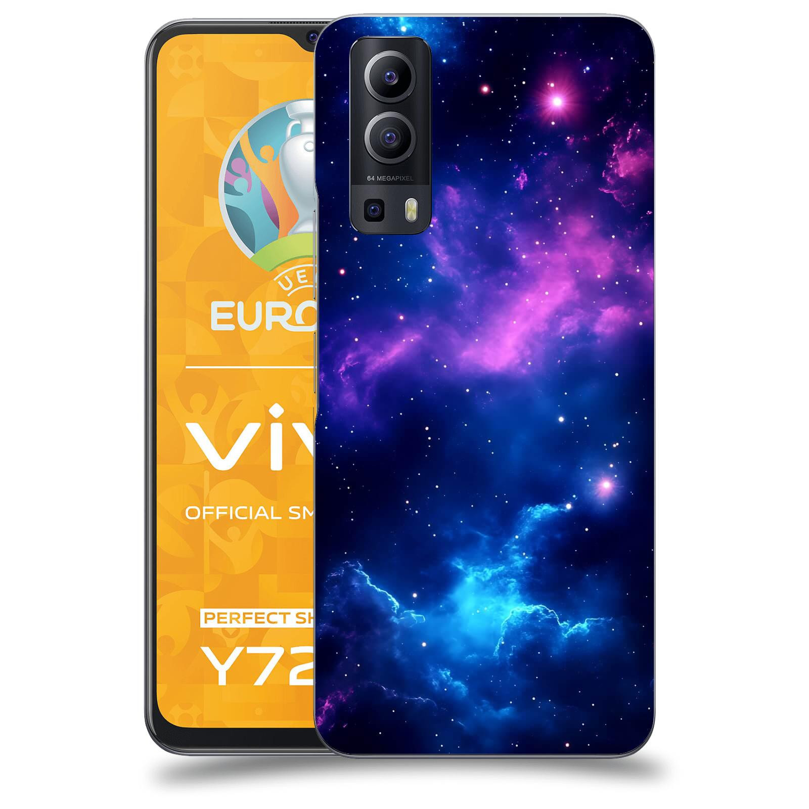 ACOVER Kryt na mobil Vivo Y72 5G - Kosmická symfonie