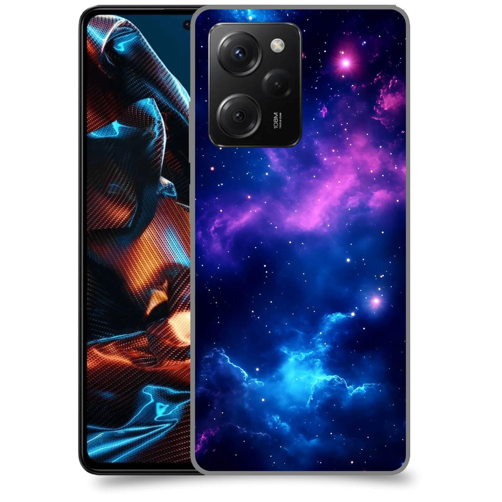 ACOVER Kryt na mobil Xiaomi Poco X5 Pro - Kosmická symfonie