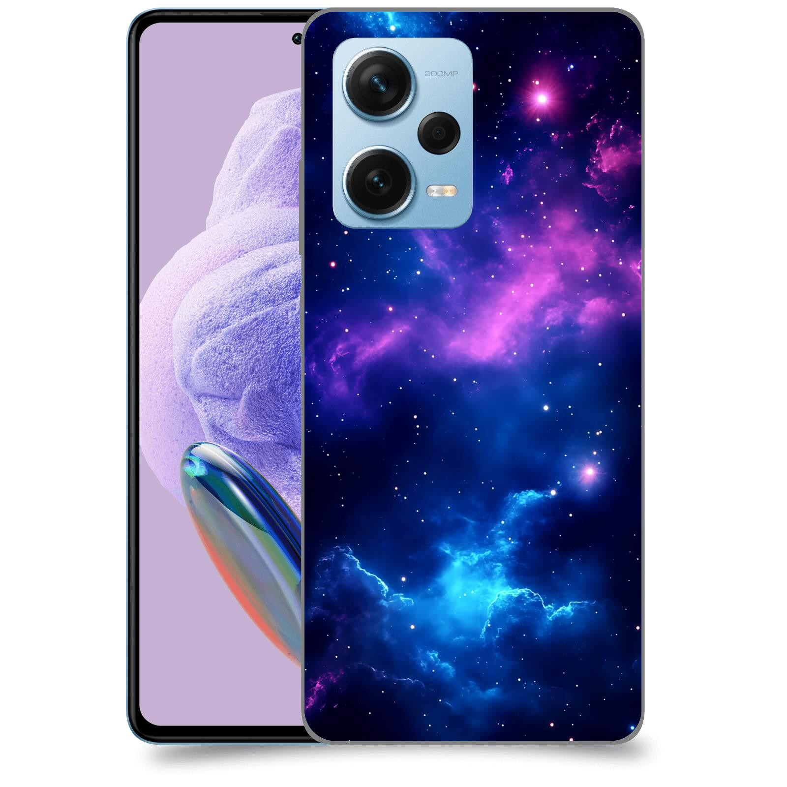 ACOVER Kryt na mobil Xiaomi Redmi Note 12 Pro+ 5G - Kosmická symfonie