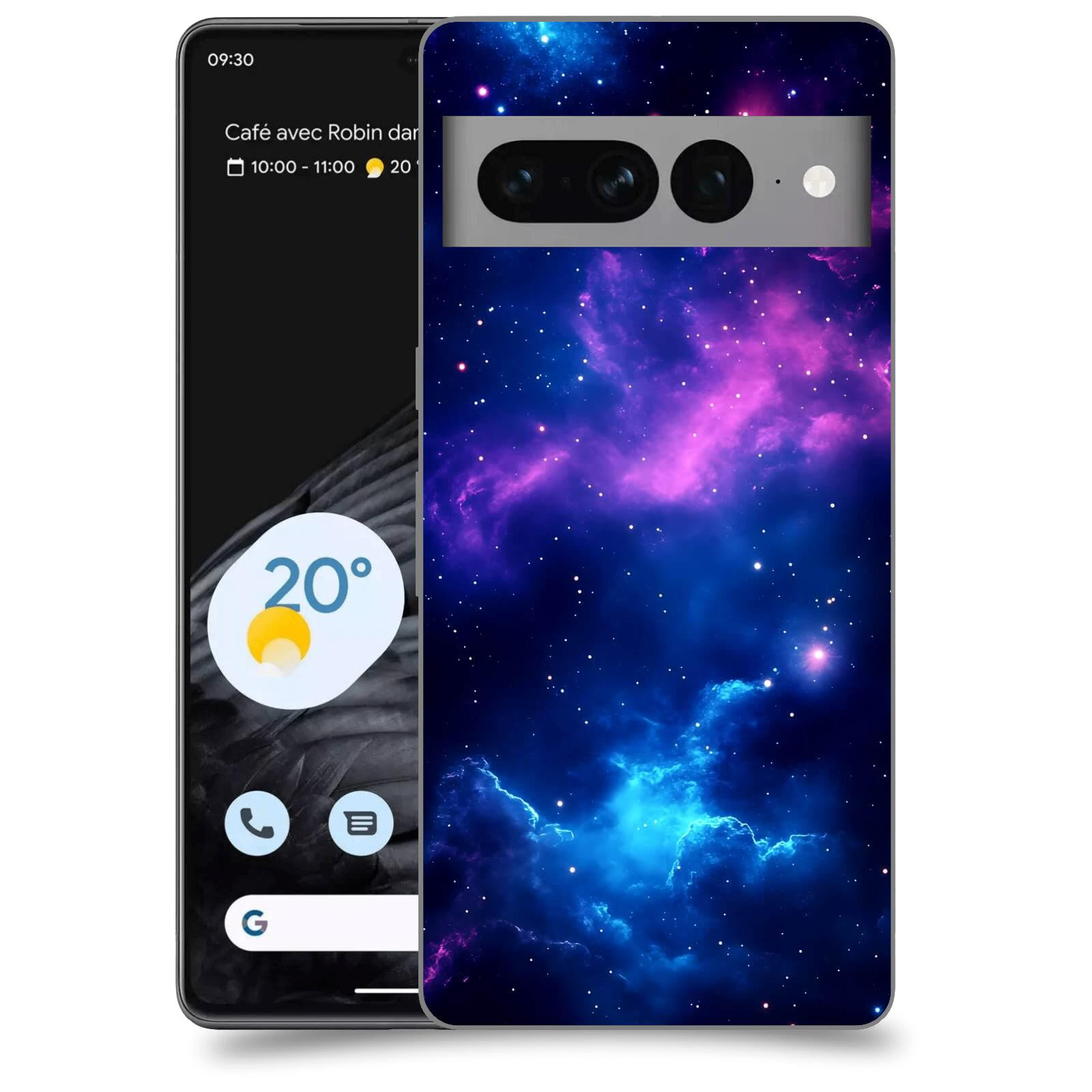 ACOVER Kryt na mobil Google pixel 7 pro - Kosmická symfonie