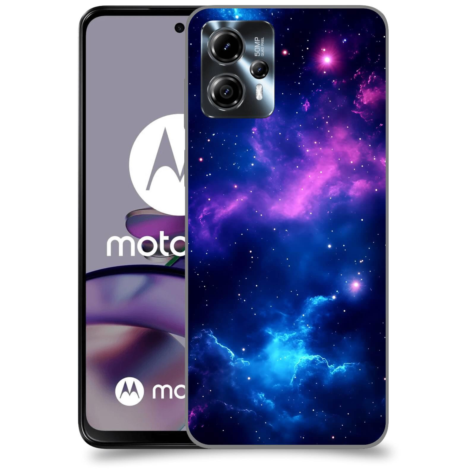 ACOVER Kryt na mobil Motorola Moto G13 - Kosmická symfonie