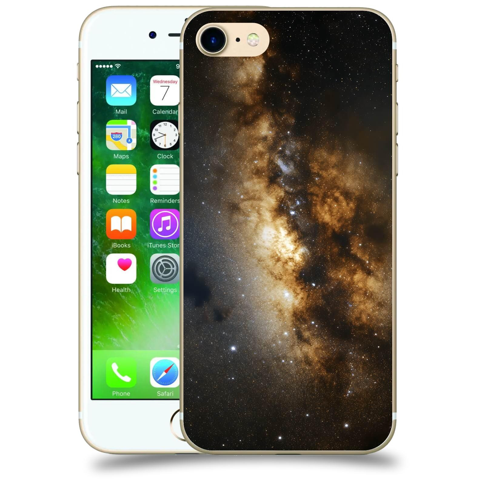 ACOVER Kryt na mobil Apple iPhone 7 - Kosmický oheň