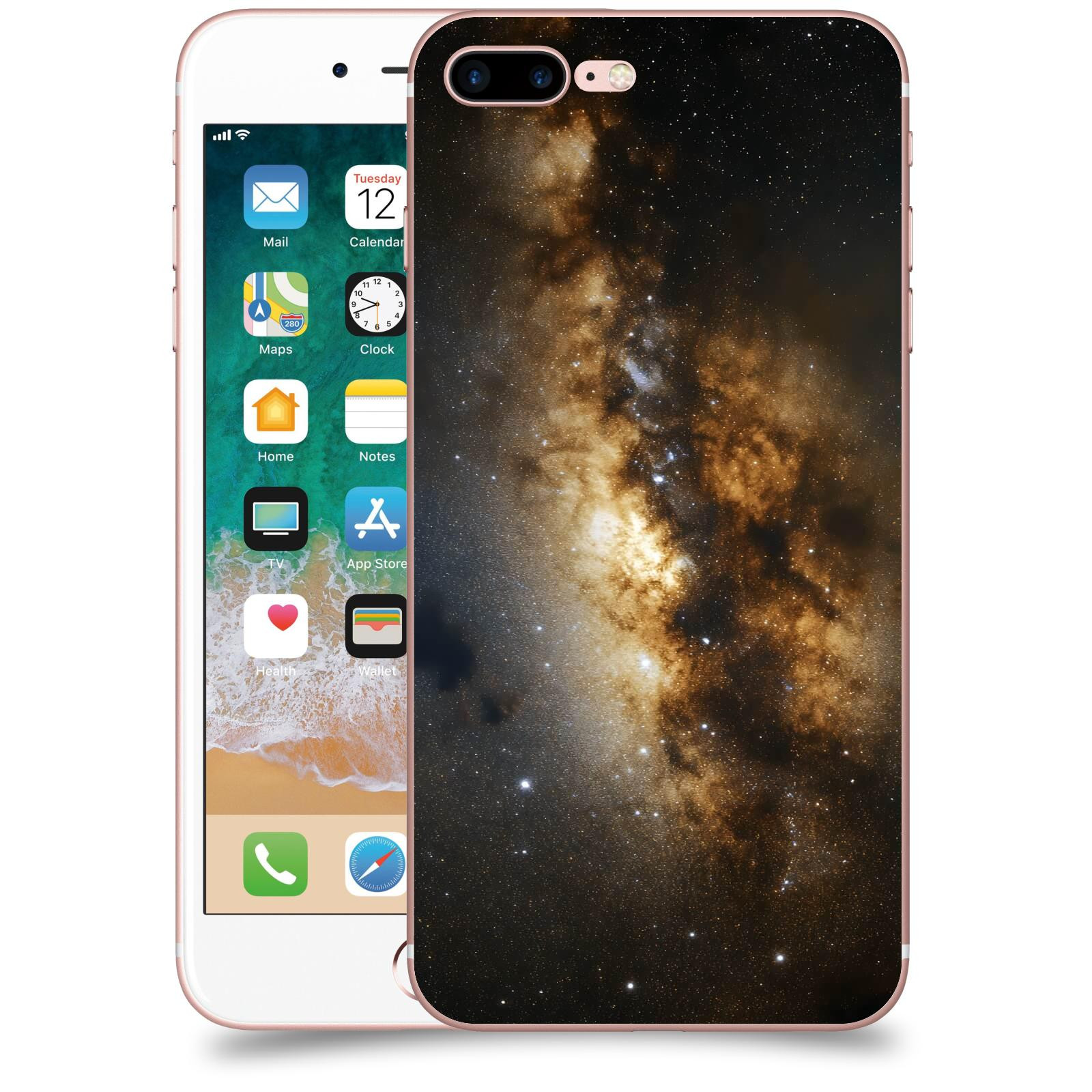 ACOVER Kryt na mobil Apple iPhone 7 Plus - Kosmický oheň