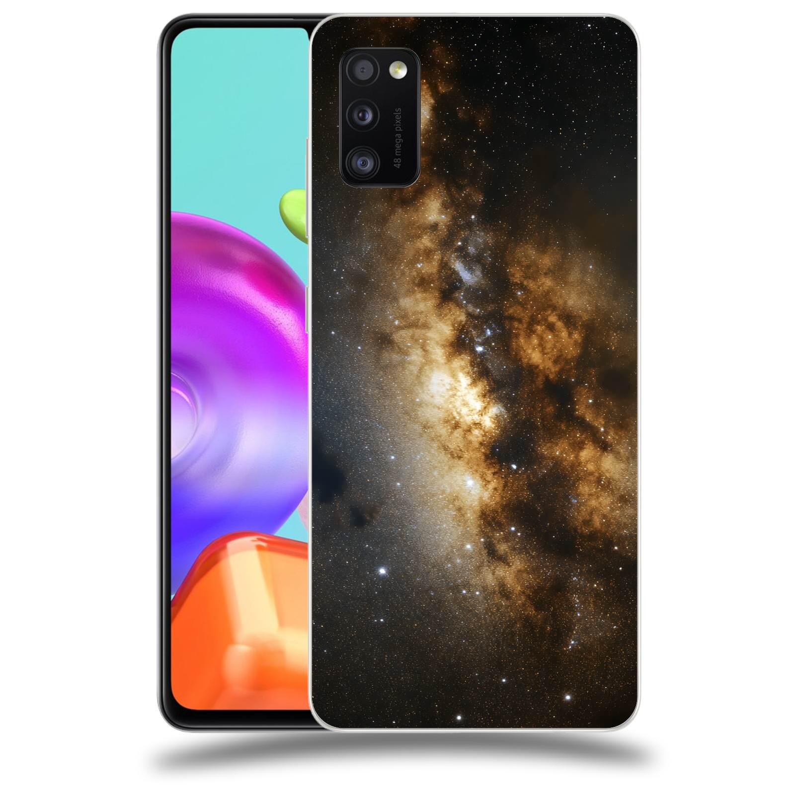 ACOVER Kryt na mobil Samsung Galaxy A41 A415F - Kosmický oheň