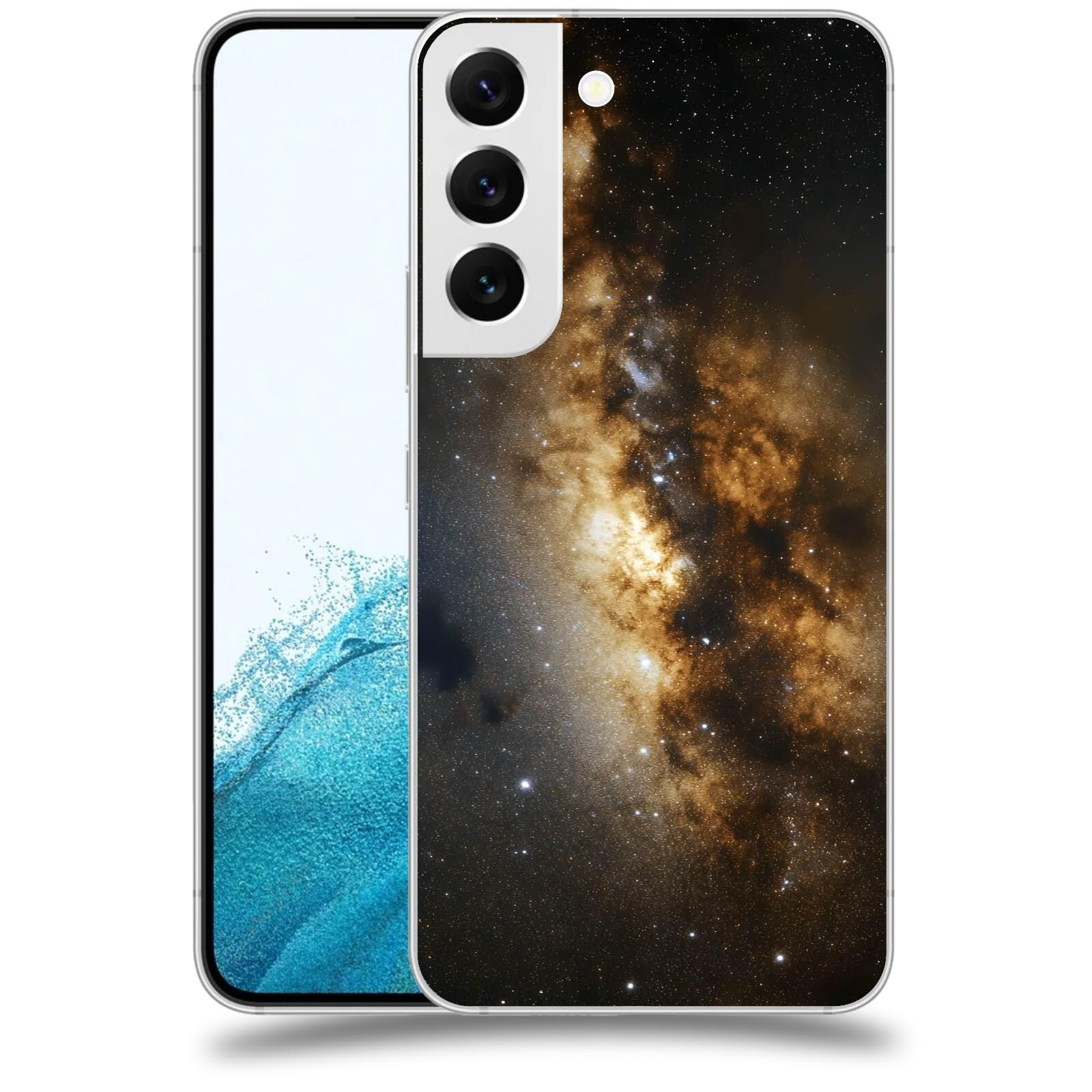 ACOVER Kryt na mobil Samsung Galaxy S22 5G - Kosmický oheň