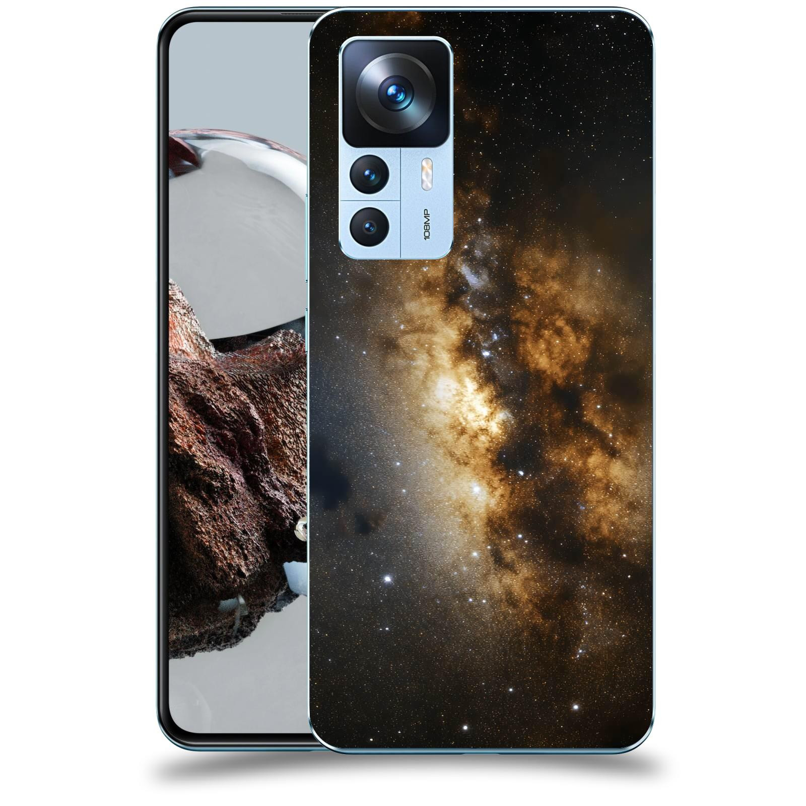 ACOVER Kryt na mobil Xiaomi 12T - Kosmický oheň