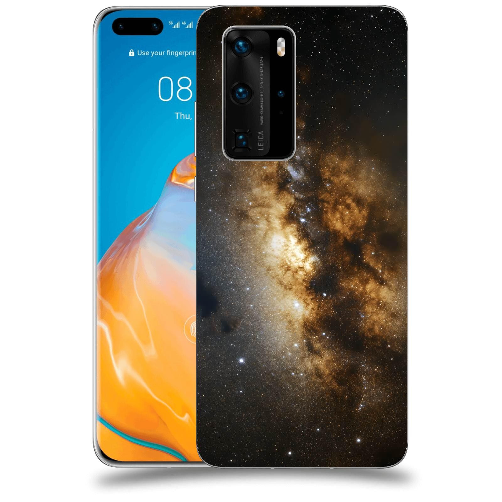 ACOVER Kryt na mobil Huawei P40 - Kosmický oheň