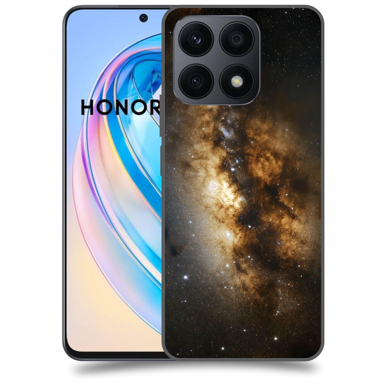 ACOVER Kryt na mobil Honor X8a - Kosmický oheň