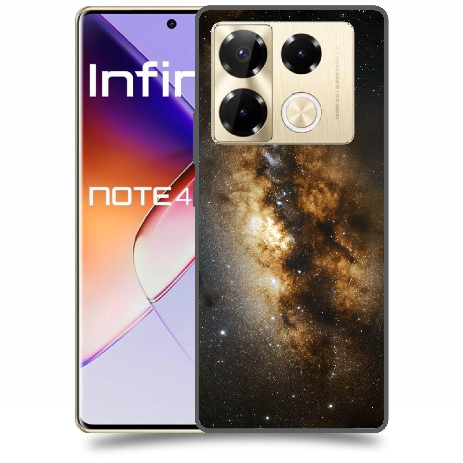 ACOVER Kryt na mobil Infinix Note 40 PRO - Kosmický oheň